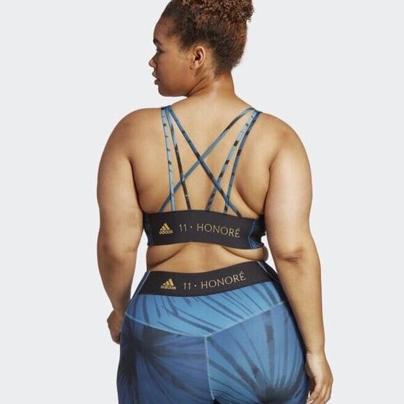 Adidas X 11 Honoré NWT Medium Support Strappy Sports Bra Plus Size 2X $90